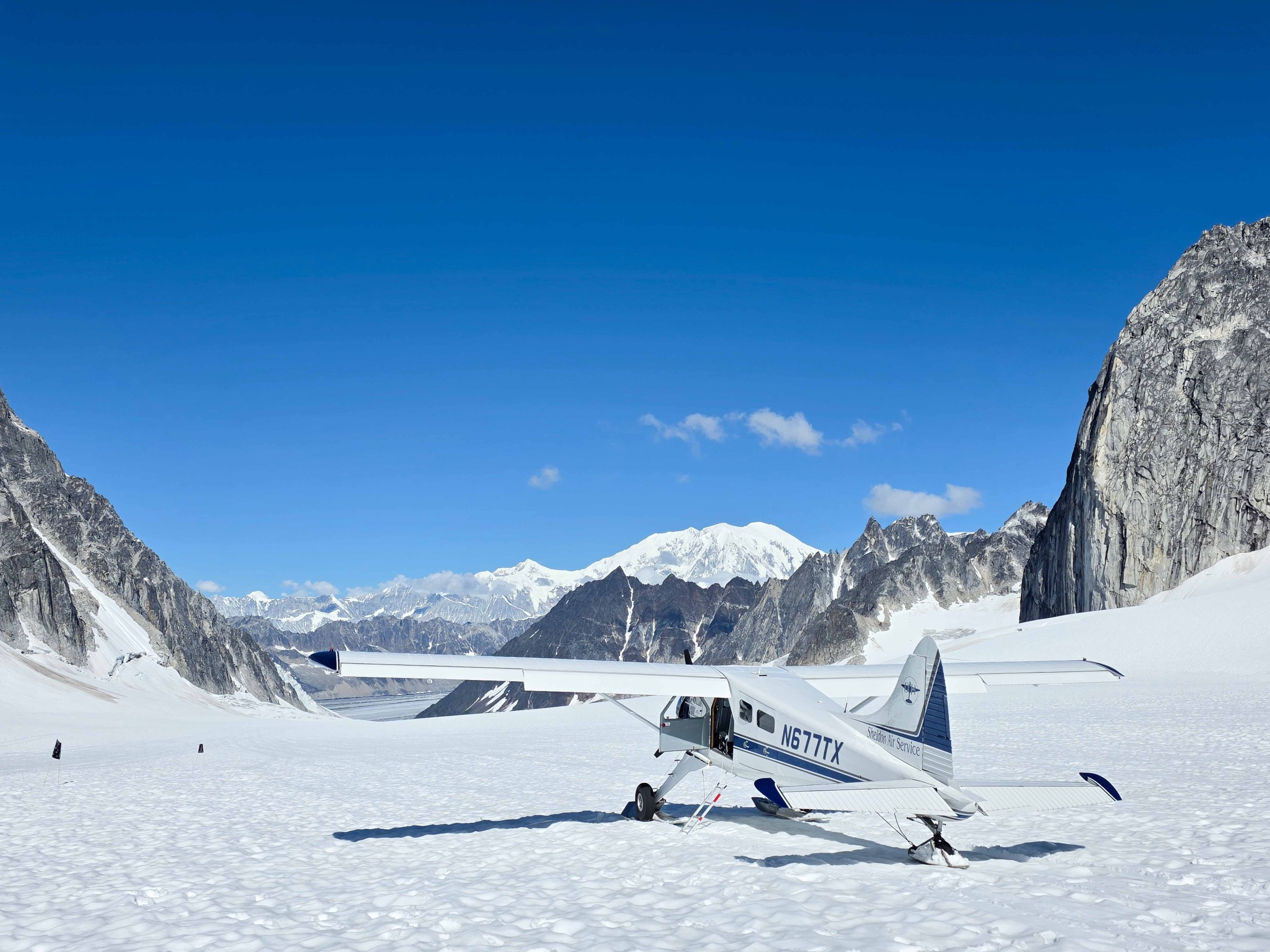 DeHavilland Beaver aircraft Pika Denali Blue Skies