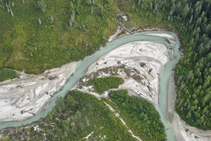 Summer Landscape Views from Scenic Flights from Talkeetna Alaska