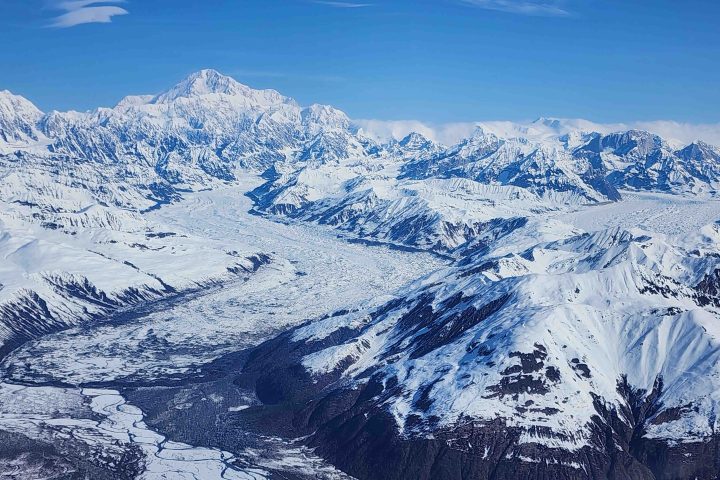Denali National Park Summer Aerial View