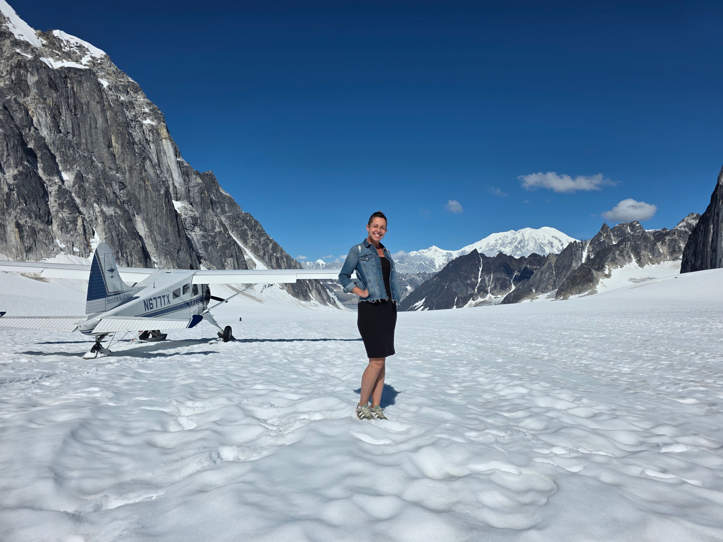Glacier Landing with Beaver at the Pika