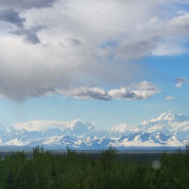 Denali view from Alaskan Lodge