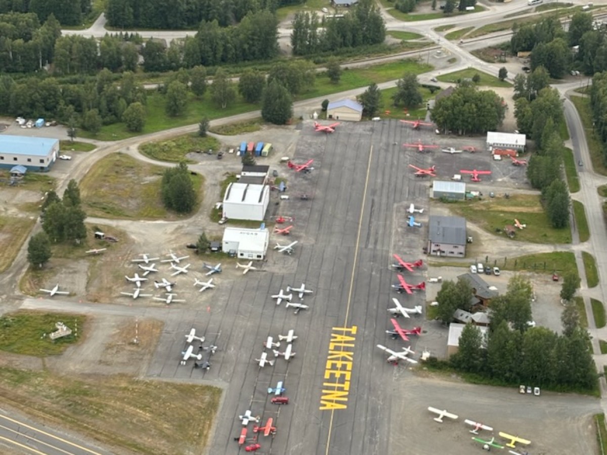 Aerial view of PATK Airport Summer 2025