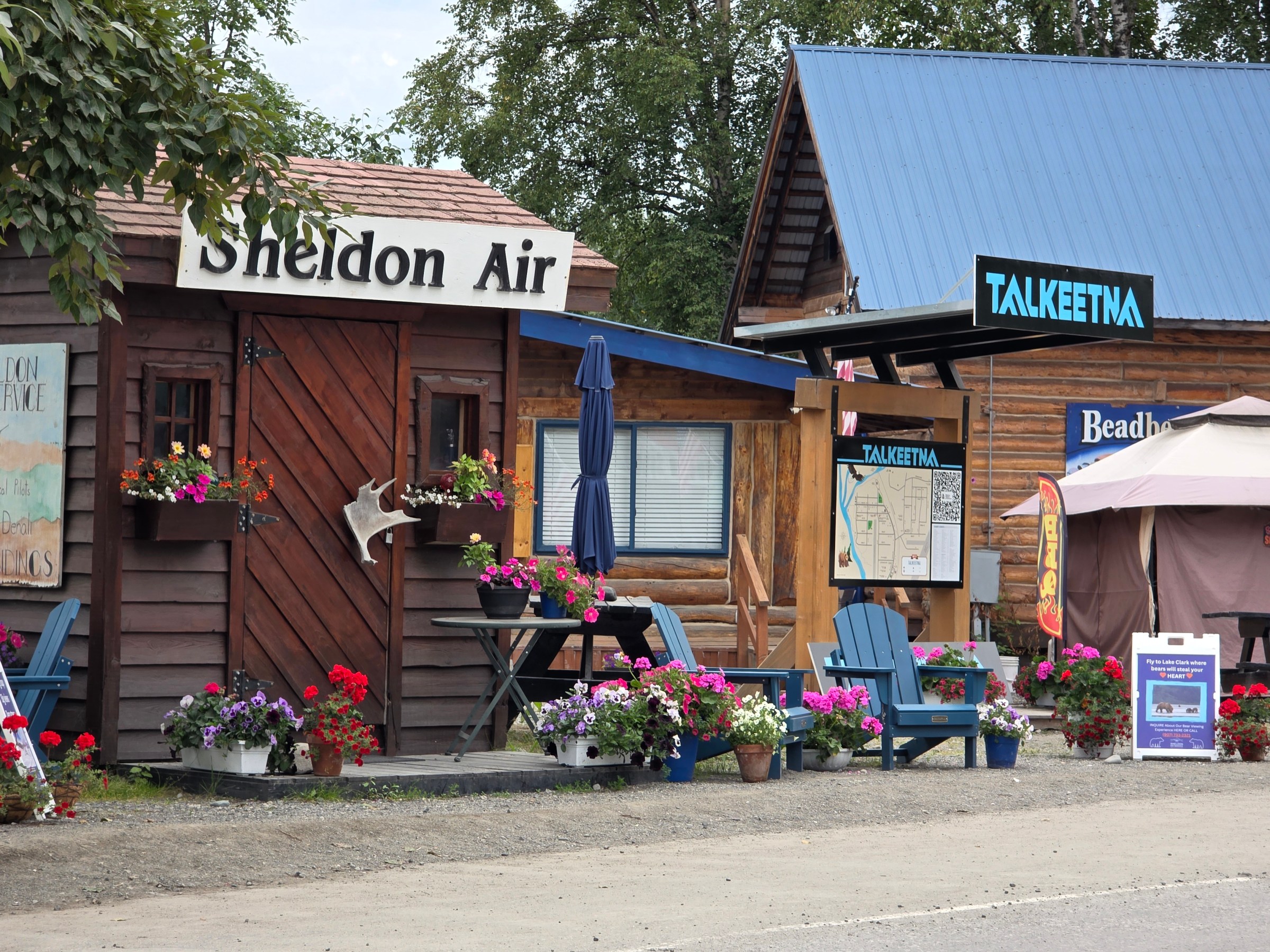 Sheldon Air Kiosk In Talkeetna Scenic Flights Bookings