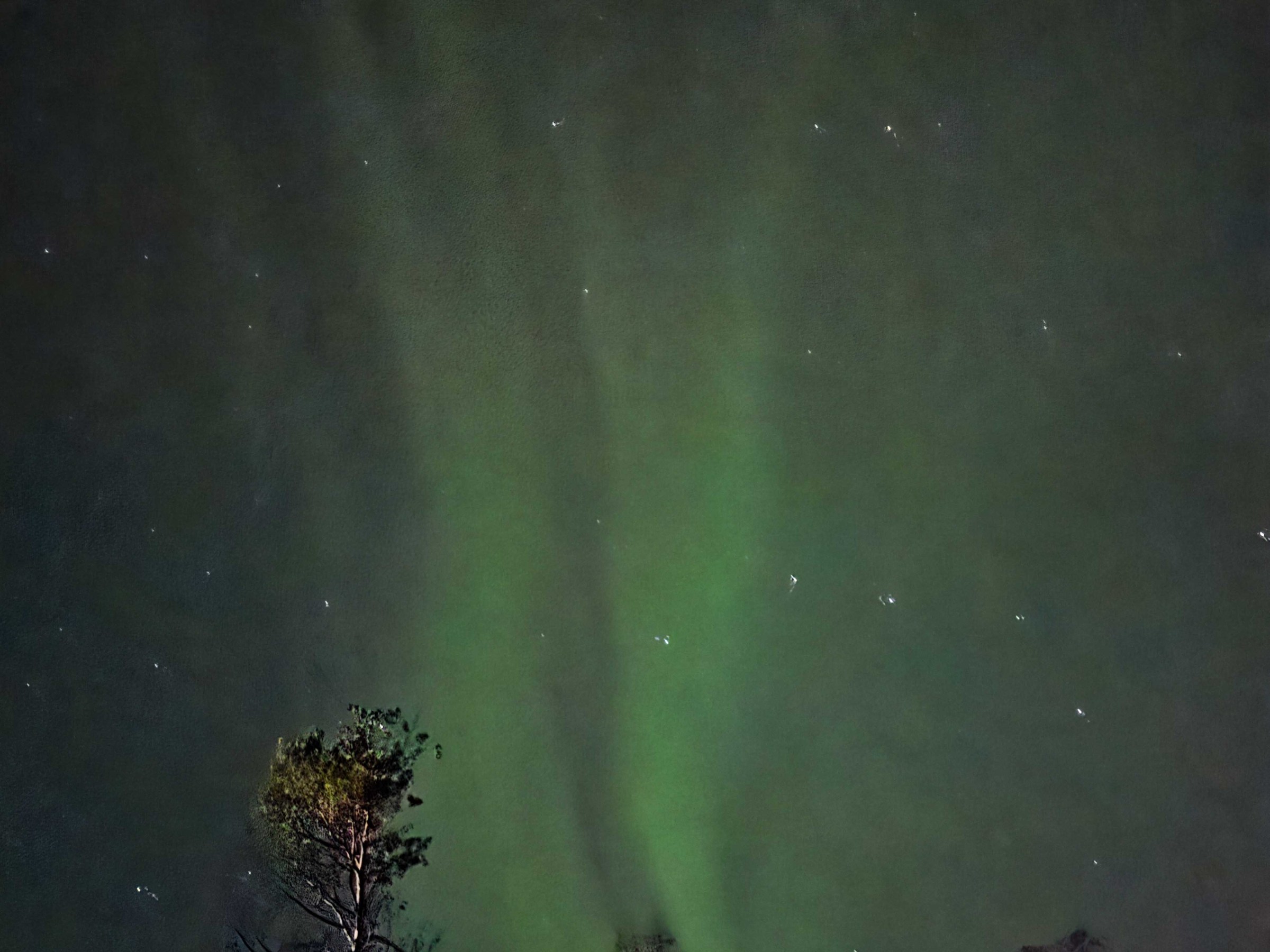 Northern Lights Talkeetna Fall