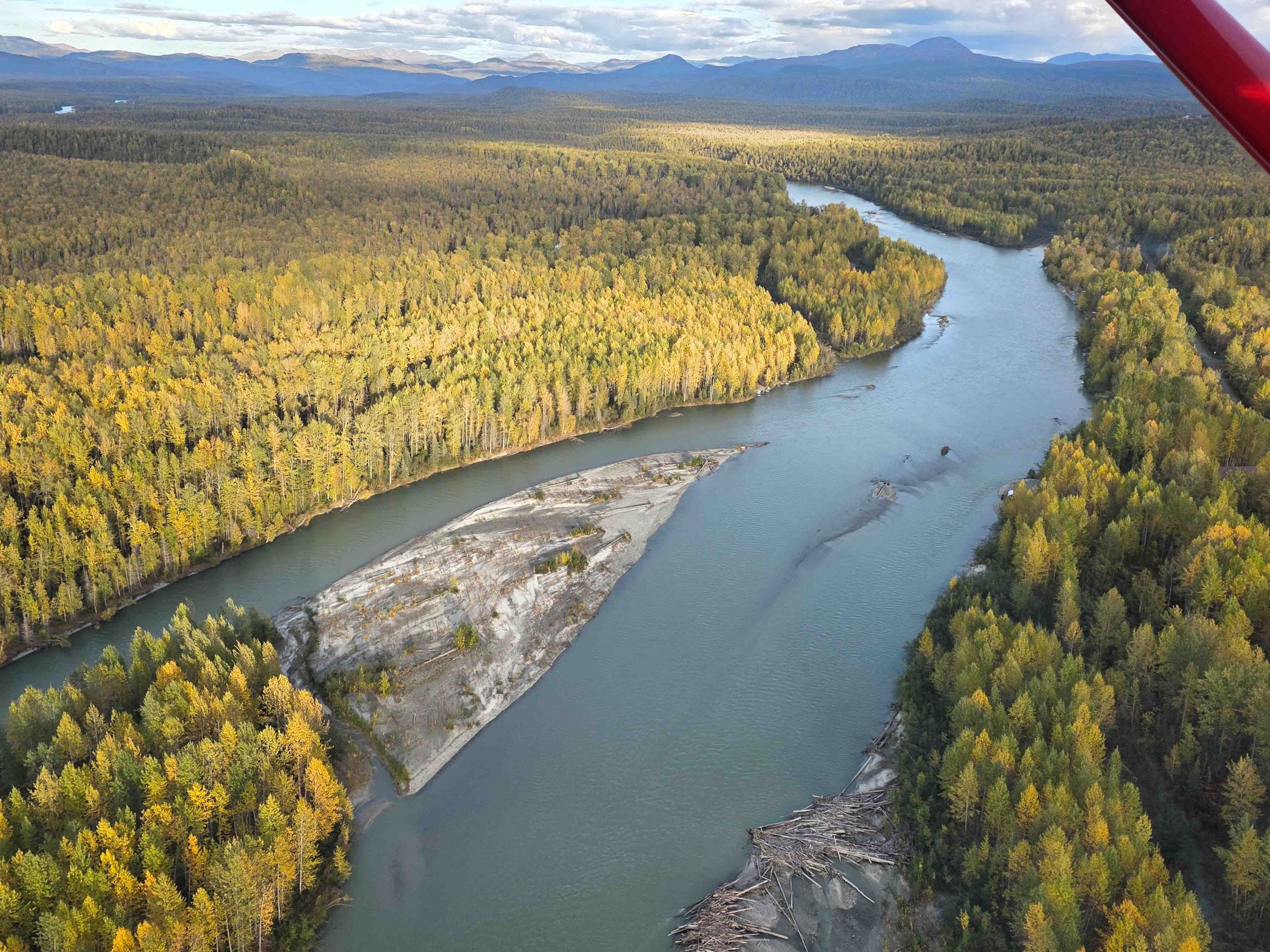 Fall Colors Aerial View