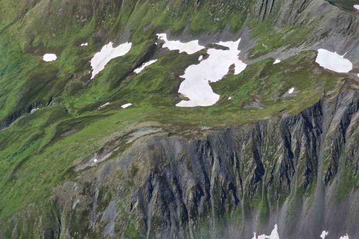 Late Summer Alaska Range View From Flightseeing Tour