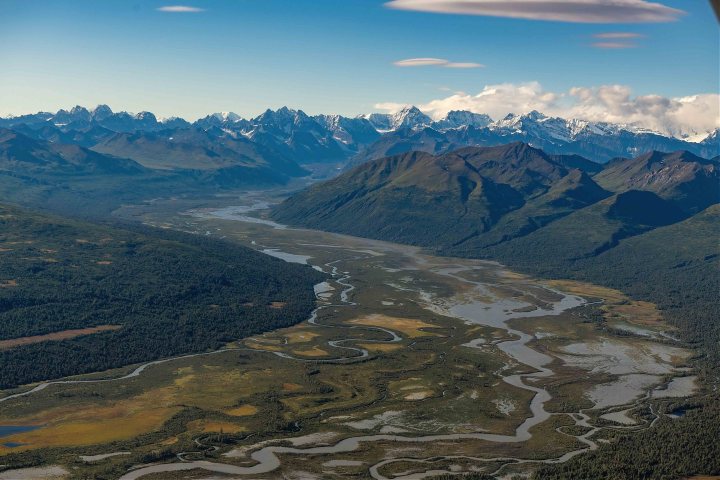 Late Summer at the Alaskan Range flightseeing Tour from Talkeetna