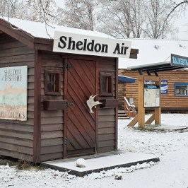 Sheldon Air Kiosk in Talkeetna Winter