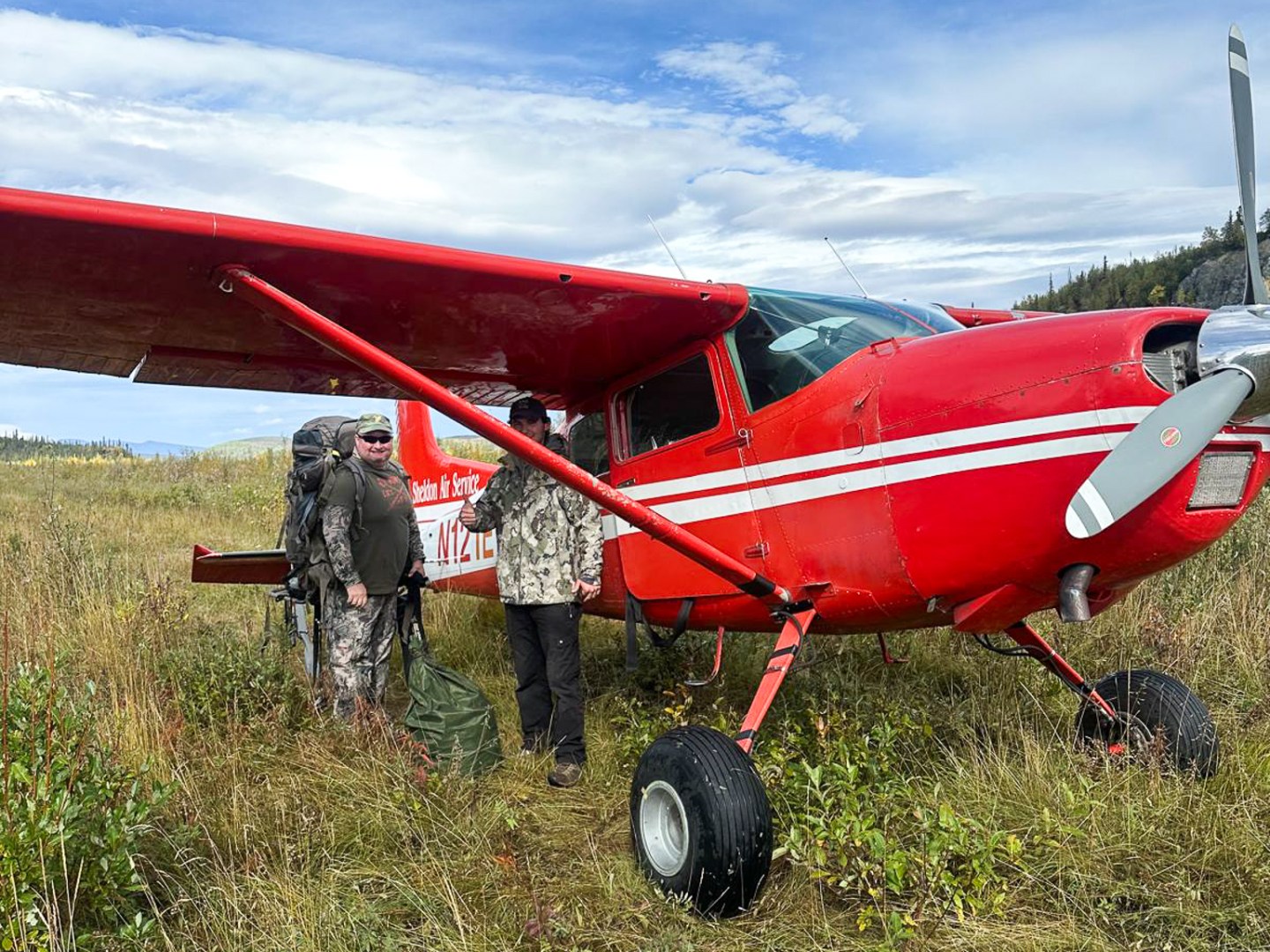 Sheldon Air Service bush plane operating as a licensed Alaska big game transporter
