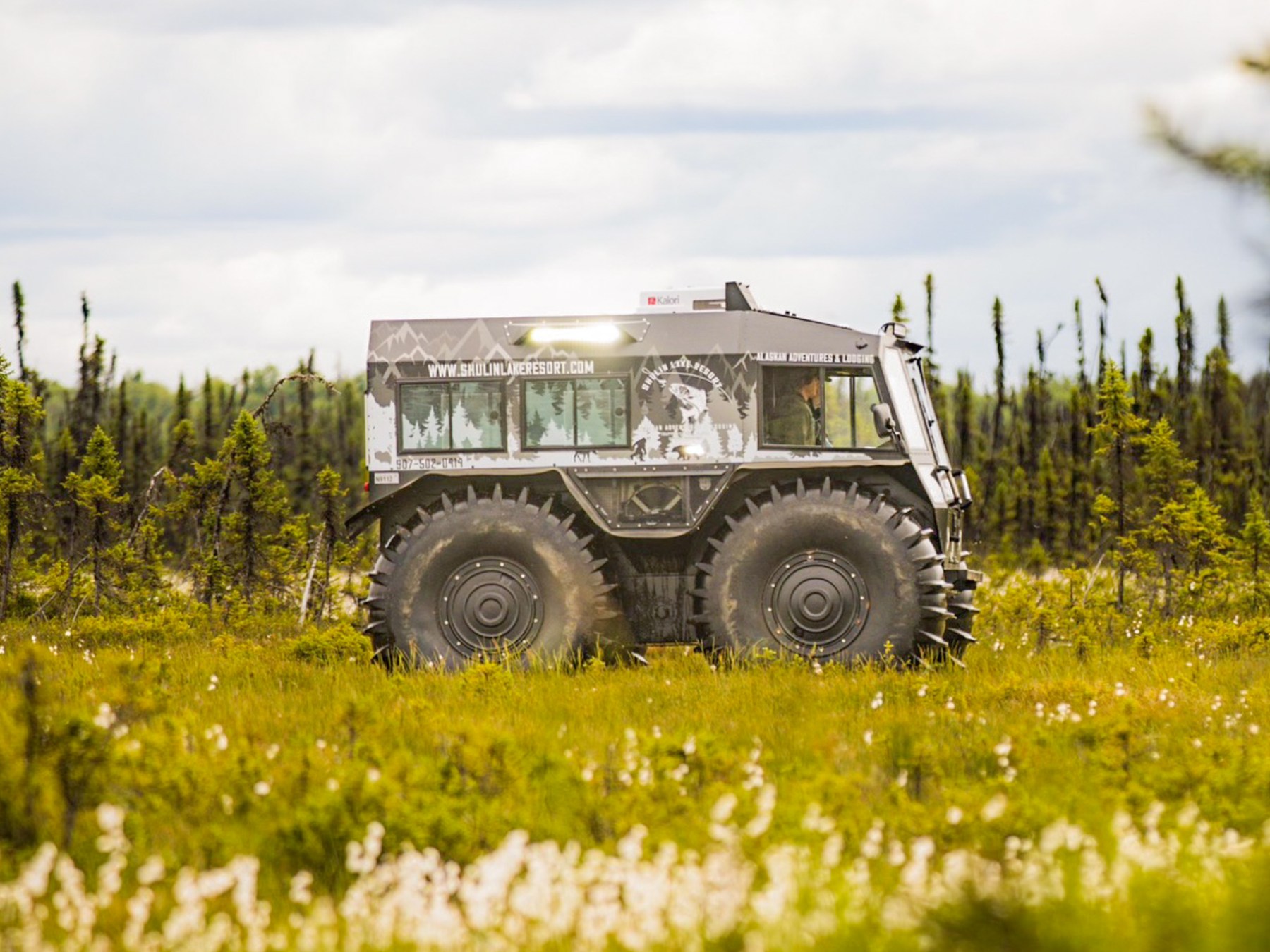 All terrain fly in all inclusive Adventures Alaska